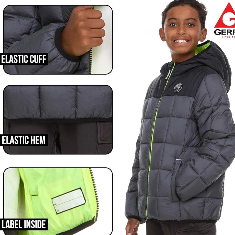 Gerry Packable Puffer Jacket - Boys, Size 4